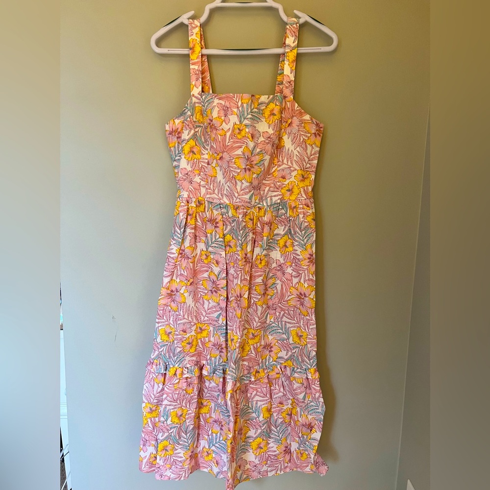 Draper James Tie Back Printed Dress